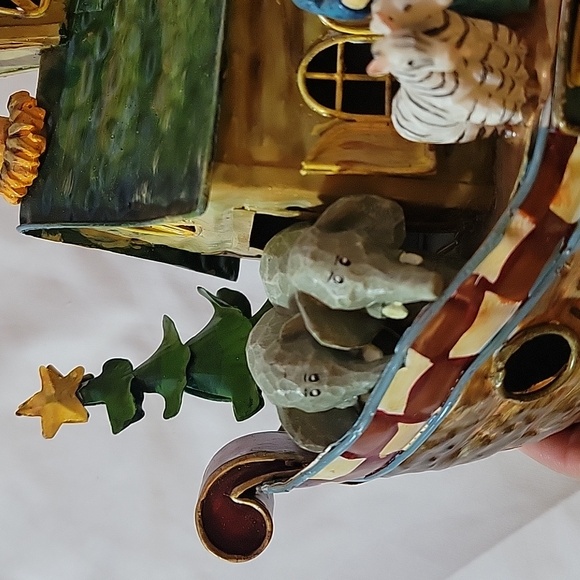 KURT S. ADLER Noah’s Ark Metal Night Light Home Table Top Bible Ship Boat Decor - Picture 5 of 17